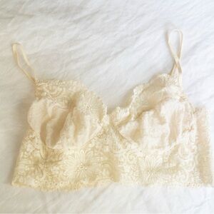 Vintage Victoria’s Secret Lace Bralette | Cream Ivory | Romantic Lingerie